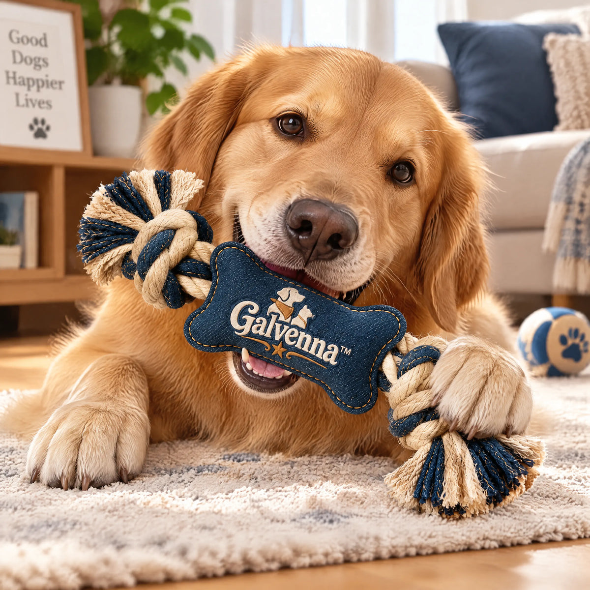 Galvenna™ Plush Star Pet Lounger