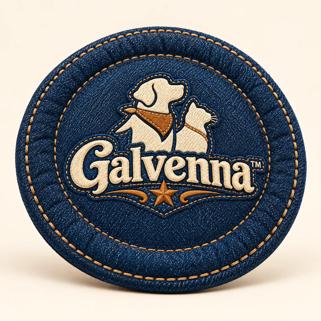 Galvenna™ Denim Star Pet Bandana