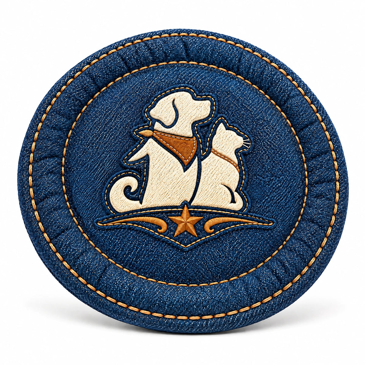 Galvenna™ Denim Star Pet Bandana