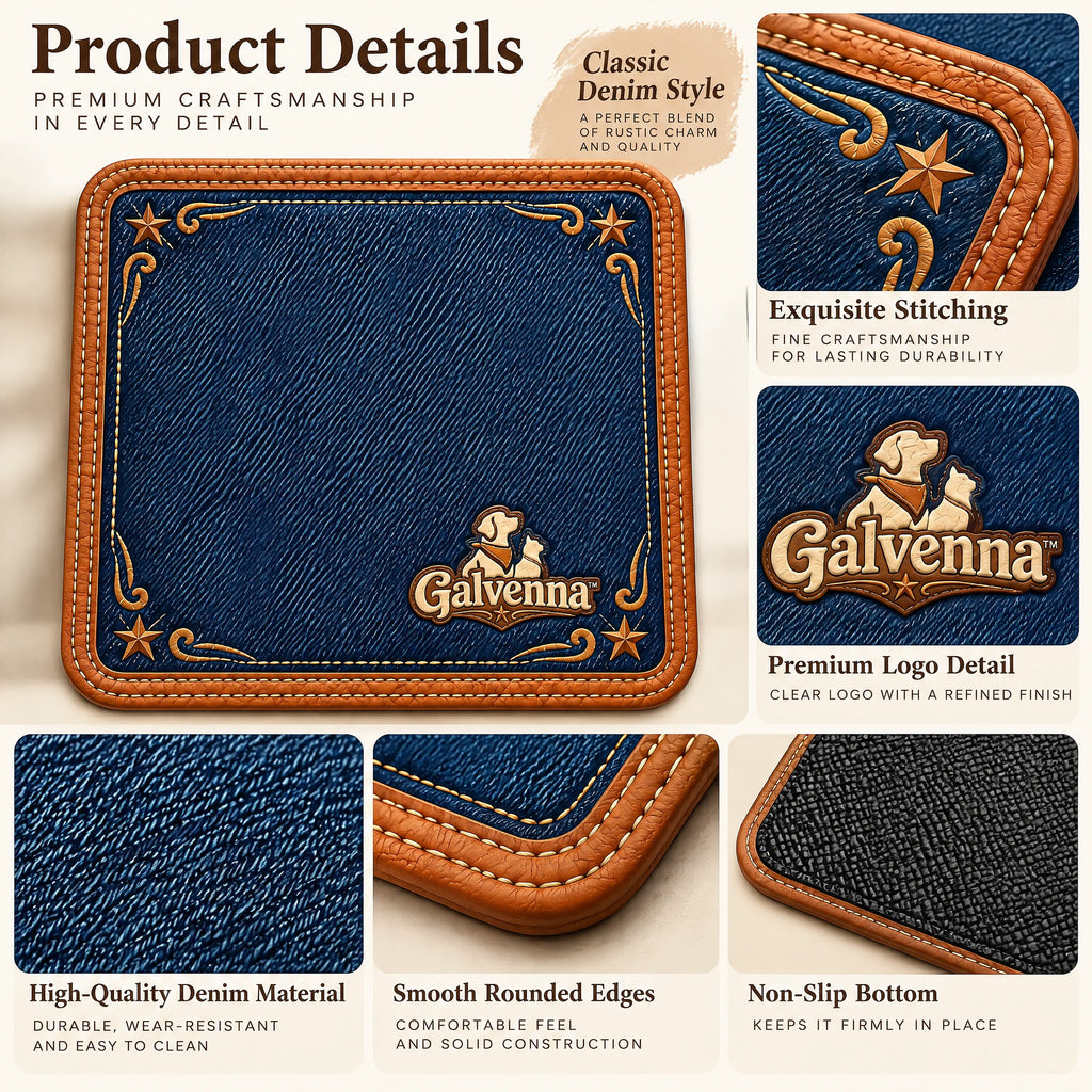 Galvenna™ Denim No-Pull Pet Harness