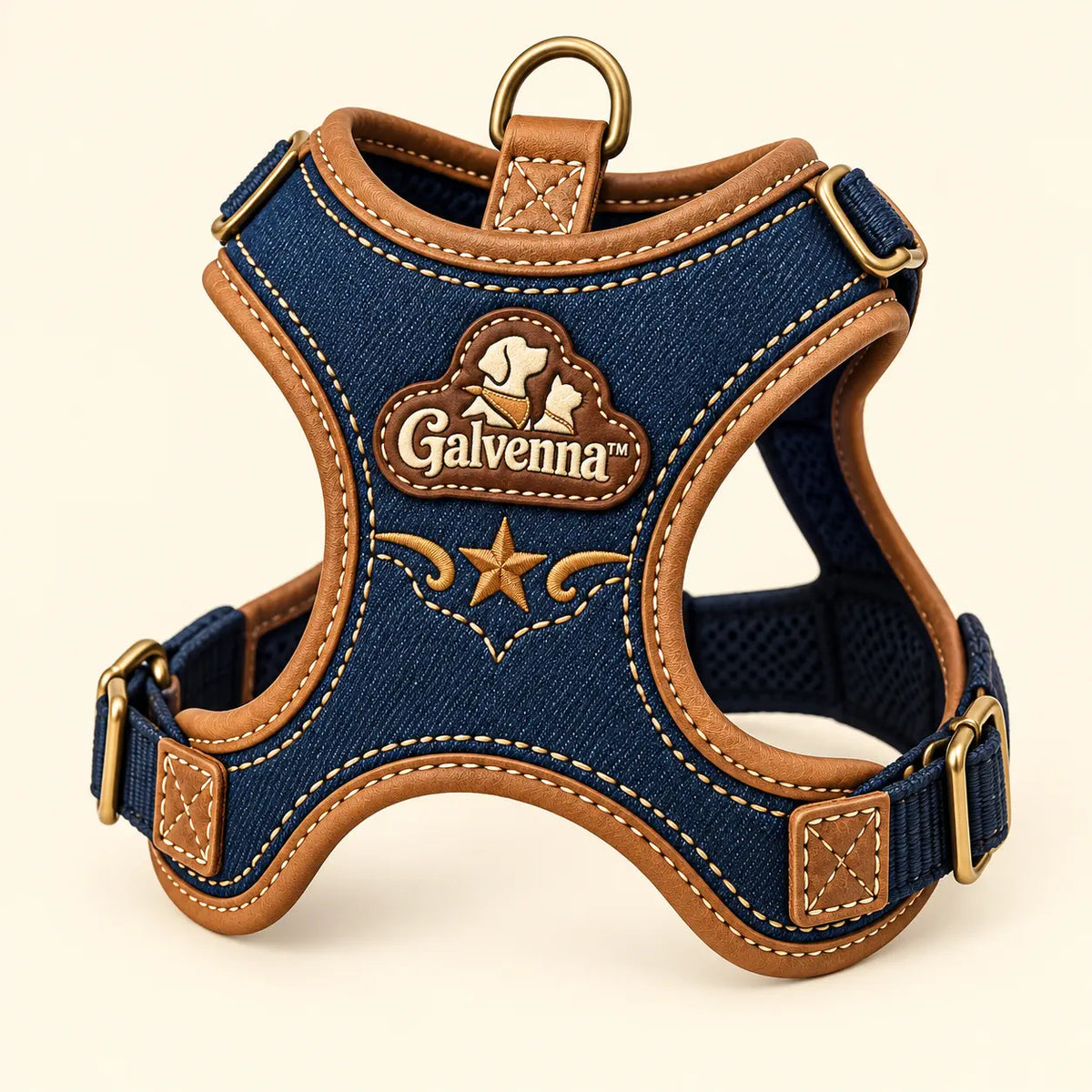 Galvenna™ Quilted Denim Pet Feeding Mat