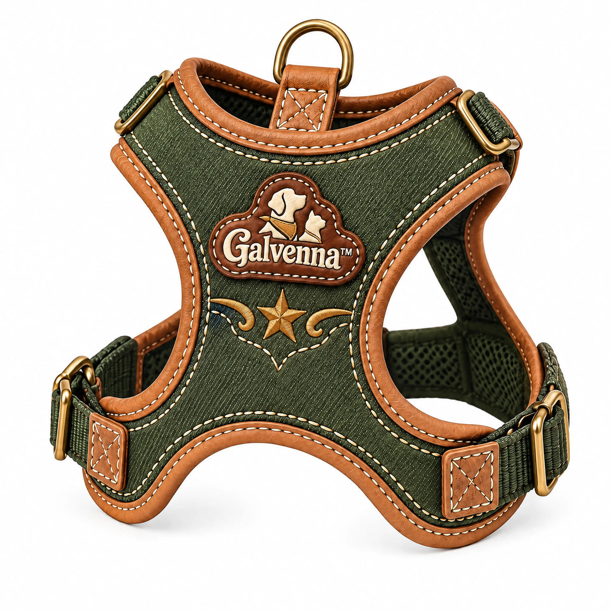 Galvenna™ Quilted Denim Pet Feeding Mat