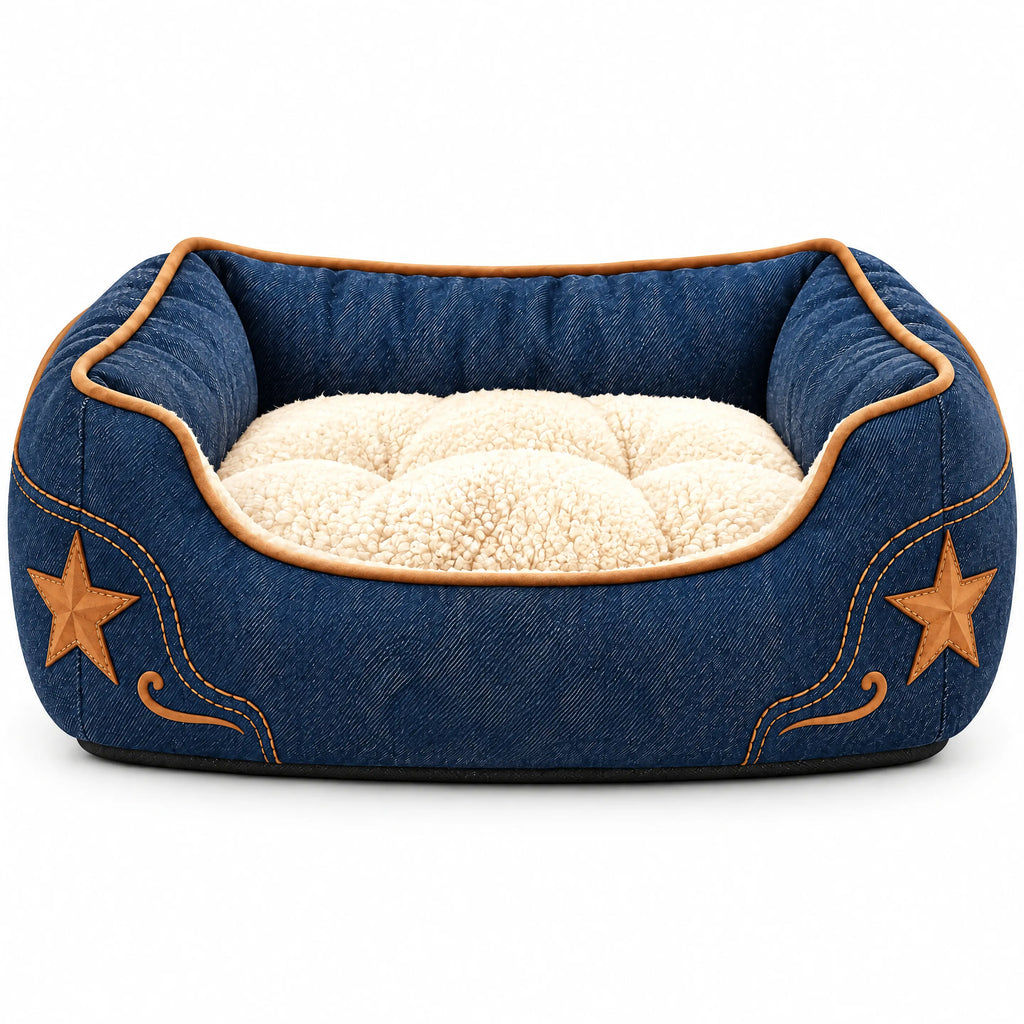 Galvenna™ Western Denim Pet Cowboy Boot Toy