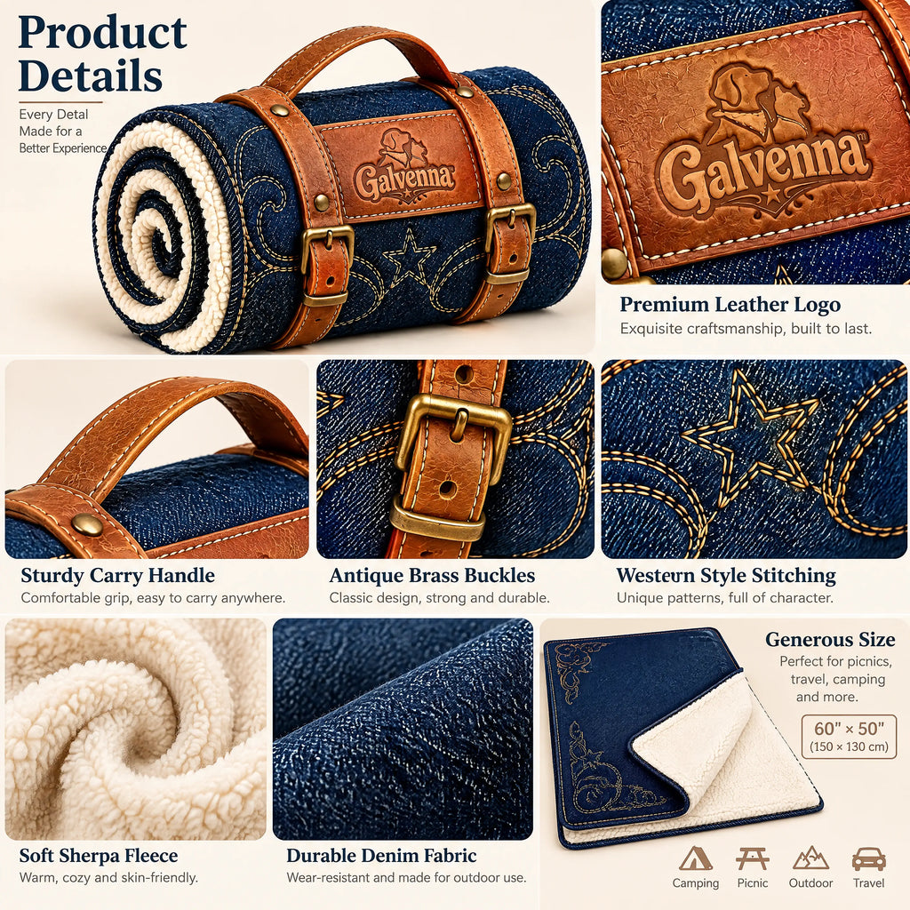 Galvenna™ Braided Denim Rope Tug Toy