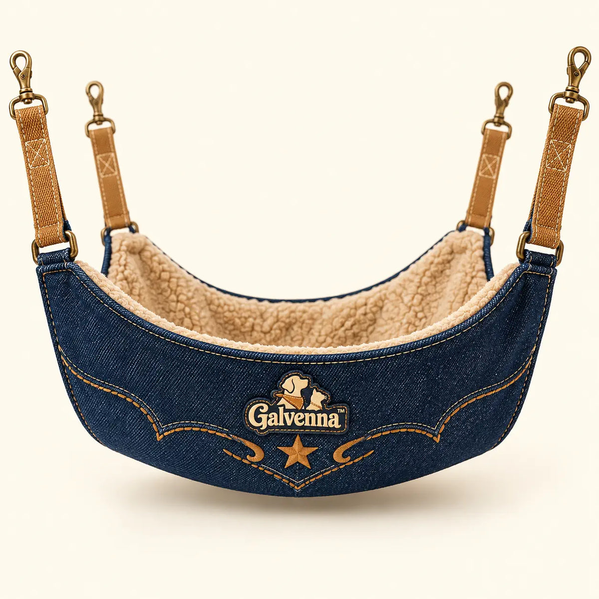 Galvenna™ Denim Pet Sling Carrier