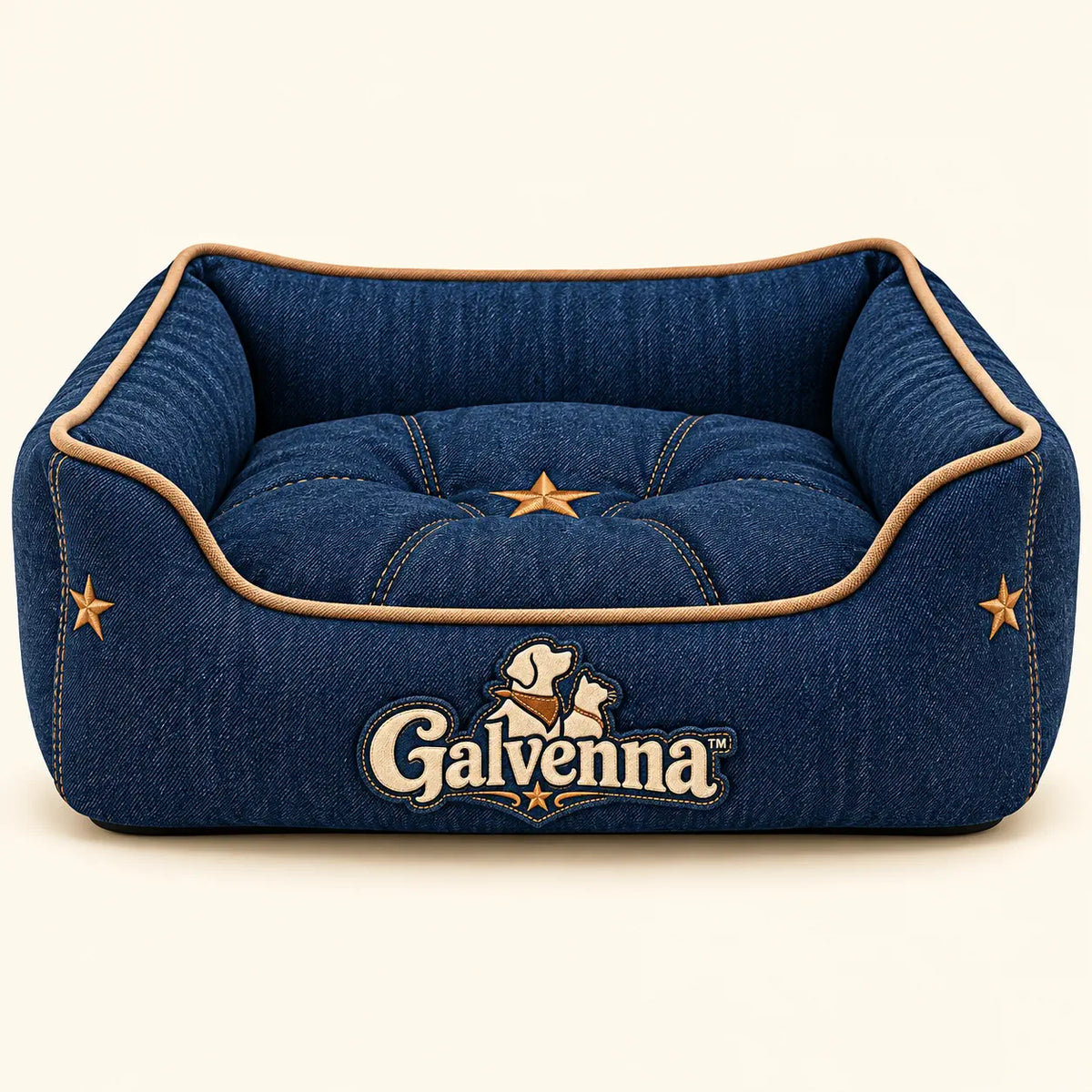 Galvenna™ Denim Travel Pet Blanket Roll